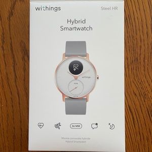 Withings Steel HR hybrid smart watch